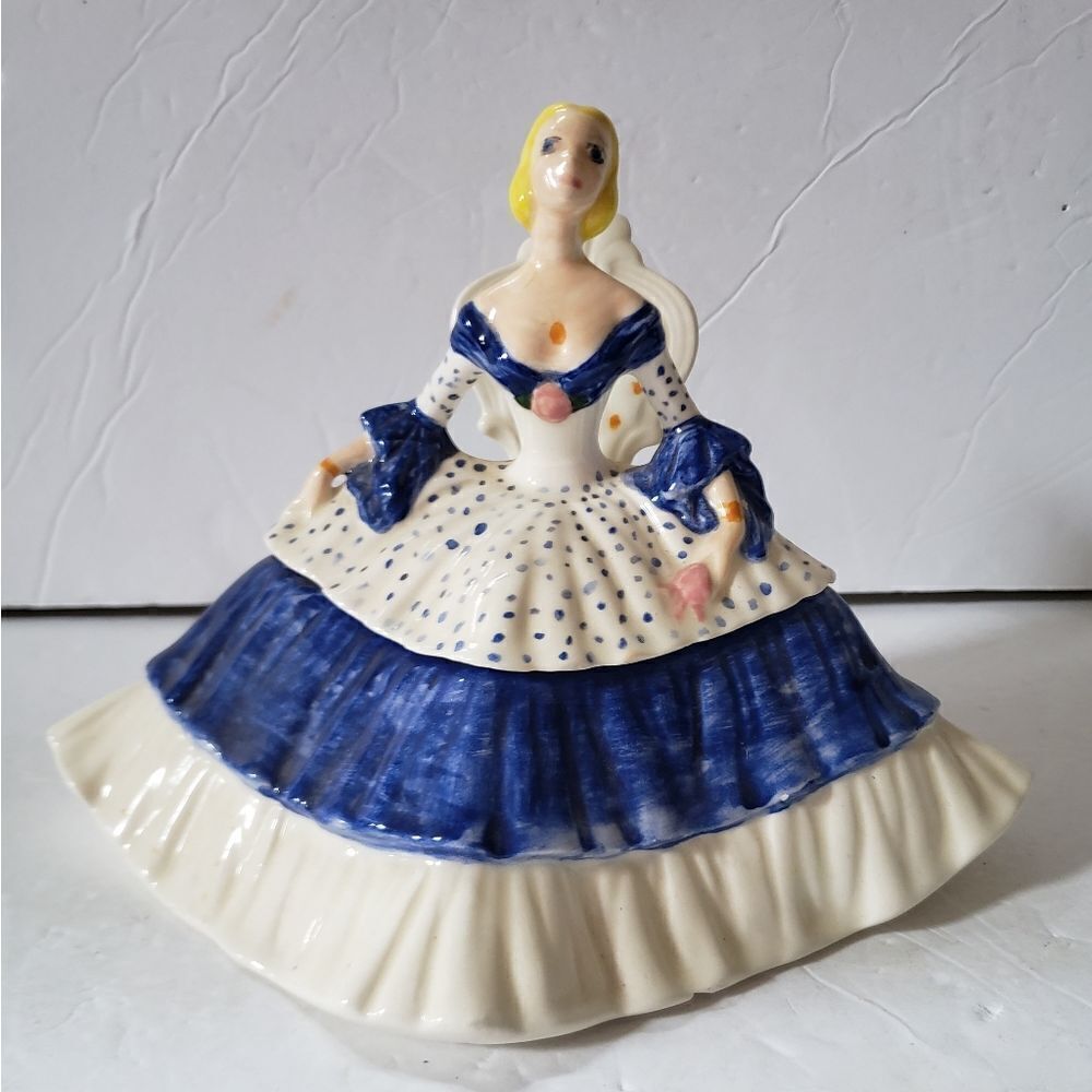 Victorian Lady Trinket Box - Picture 2 of 11